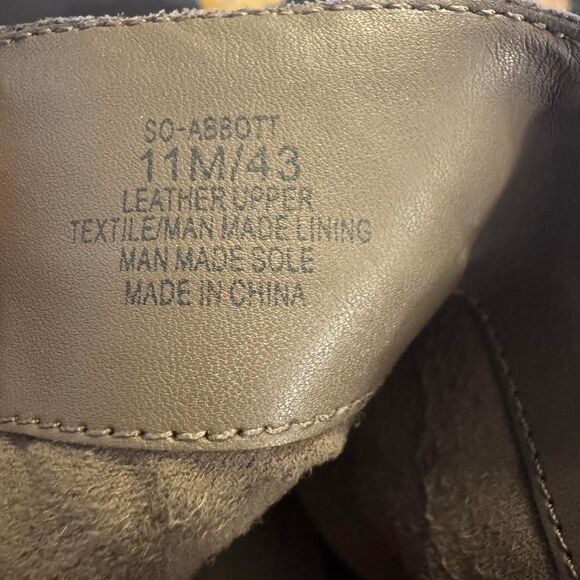 Sole Society Women’s 11 Gray Suede Ankle Boots Side Zip Low Heel Leather Upper - Picture 5 of 7